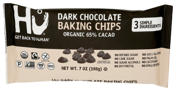 Hu Dark Chocolate Baking Chips - 7 OZ
