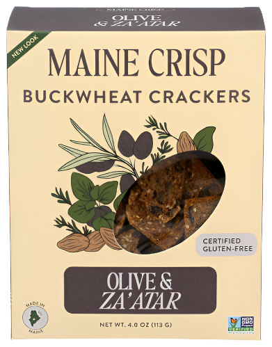 Olive & Za'Atar Buckwheat Crackers - 4 OZ