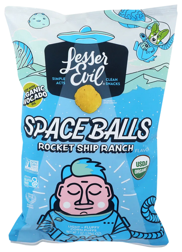 Lesser Evil Ranch Space Balls - 5 OZ