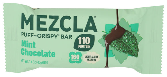 Mezcla Mint Chocolate Puff-Crispy Bar - 1.4 OZ