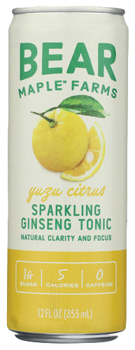 Bear Maple Yuzu Citrus Ginseng Tonic - 12 FO