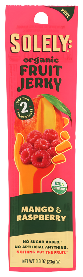 Solely Mango & Raspberry Jerky - 0.8 OZ