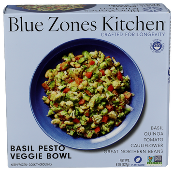 Blue Zones Basil Pesto Veggie Bowl - 8 OZ