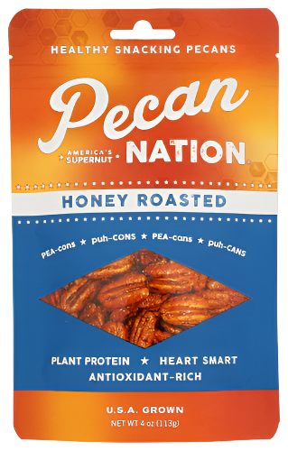 Pecan Nation Honey Roasted Pecans - 4 OZ