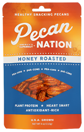 Pecan Nation Honey Roasted Pecans - 4 OZ