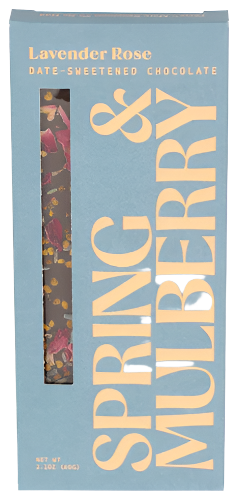 Lavender Rose Chocolate Bar - 2.1 OZ