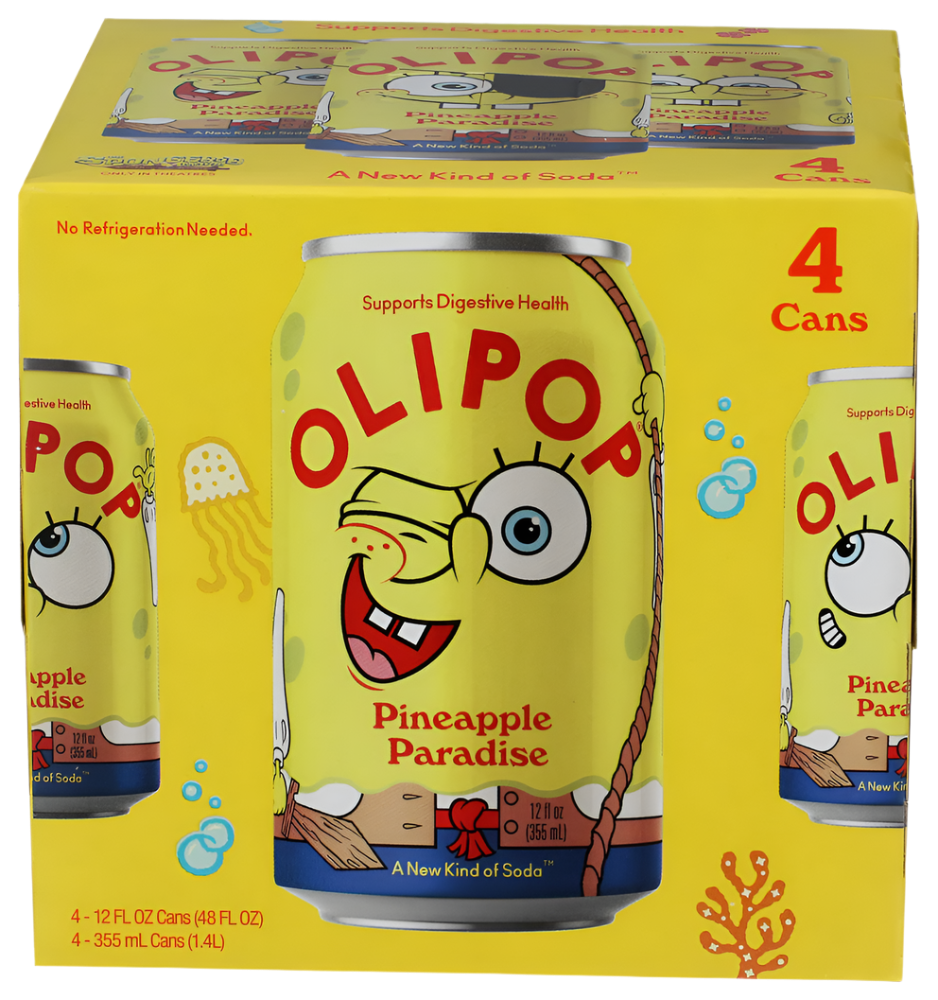 *LIMITED* Pineapple Paradise Soda - 4 PK