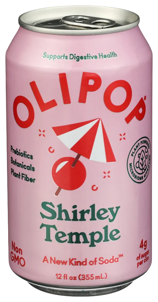 Olipop Shirley Temple Sparkling Tonic - 12 FO