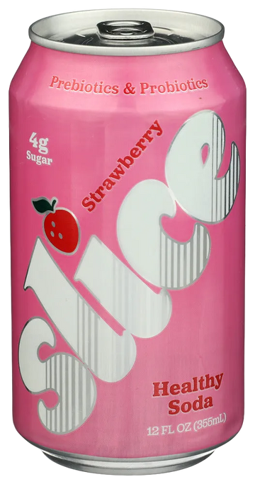 Slice Strawberry Healthy Soda - 12 FO