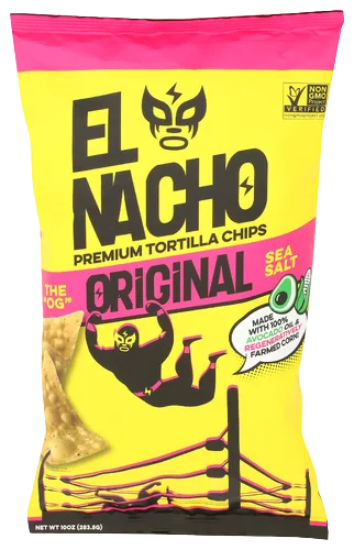El Nacho Sea Salt Tortilla Chips - 10 OZ