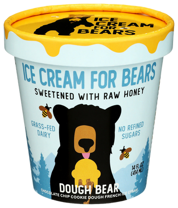 "Dough Bear" Cookie Dough Ice Cream - 14 OZ