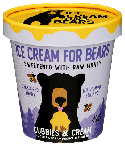 "Cubbies & Cream" Cookies & Cream Ice Cream - 14 OZ