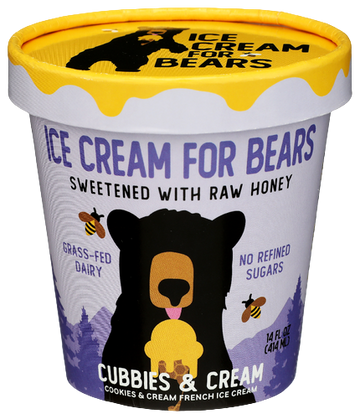 "Cubbies & Cream" Cookies & Cream Ice Cream - 14 OZ
