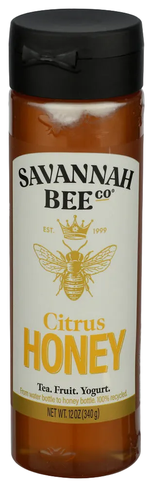 Savannah Bee Co Citrus Honey Squeeze - 12 OZ