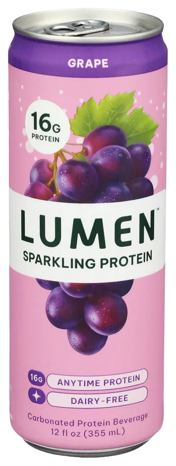 Lumen Sparkling Grape Protein Water - 12 FO
