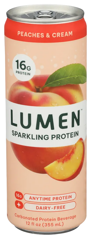 Lumen Sparkling Peaches & Cream Protein Water - 12 FO