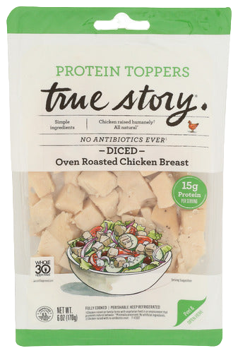 True Story Diced Chicken Breast - 6 OZ