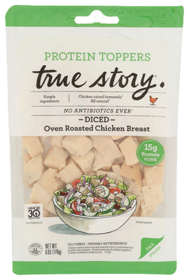 True Story Diced Chicken Breast - 6 OZ