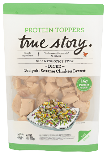 Diced Teriyaki Sesame Chicken Breast - 6 OZ
