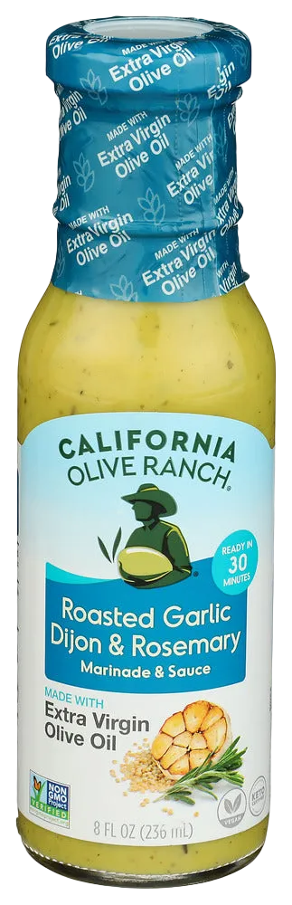 California Olive Ranch Roasted Garlic Dijon & Rosemary Marinade - 8 FO