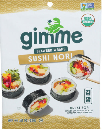 Organic Sushi Nori Seaweed Wraps - 0.81 OZ