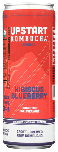 Organic Hibiscus Blueberry Kombucha