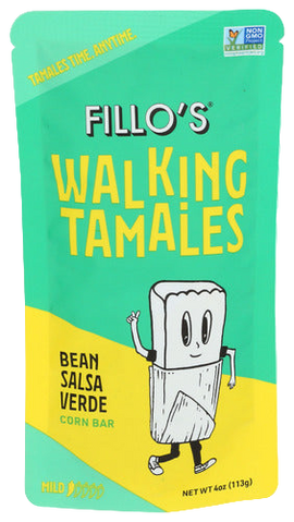 Fillo's Bean Salsa Verde Tamale - 4 OZ