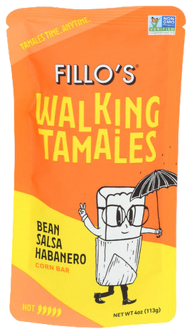 Fillo's Bean Salsa Habanero Tamale - 4 OZ