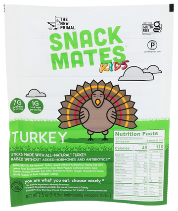 The New Primal Turkey Sticks - 2.5 OZ