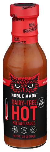 Noble Made Hot Buffalo Sauce - 12 FO