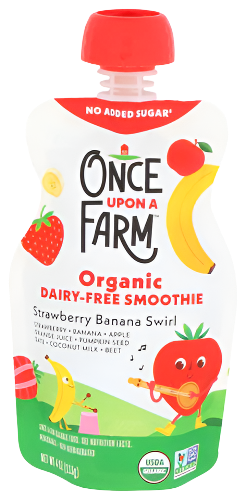 Strawberry Banana Swirl Smoothie - 4 OZ