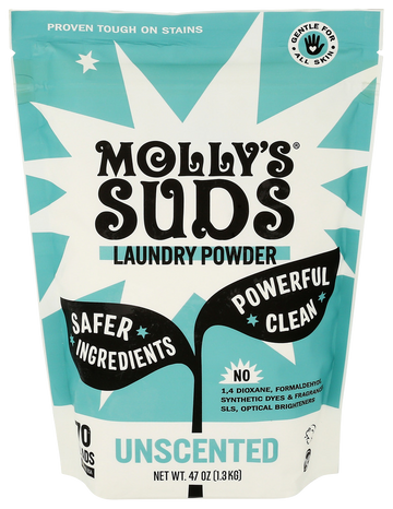 Molly's Unscented Laundry Powder - 47 OZ