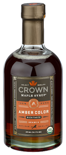 Crown Maple Organic Amber Maple Syrup -12.7 FO