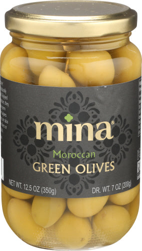 Mina Moroccan Green Olives - 12.5 OZ