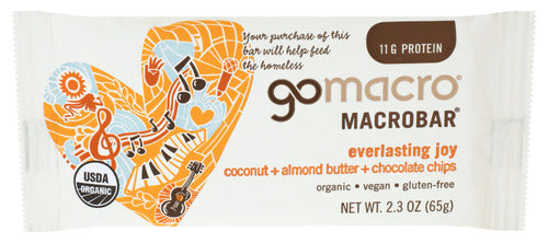 Organic Coconut Almond Butter Chocolate Chip Bar
