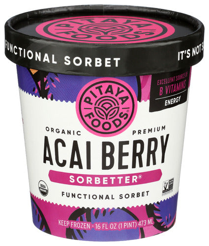 Organic Acai Berry Sorbet - 16 OZ