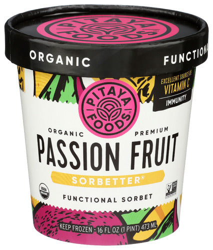 Organic Passion Fruit Sorbet - 16 OZ