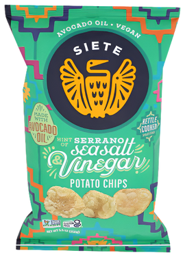 Siete Sea Salt & Vinegar Potato Chips - 5.5 OZ