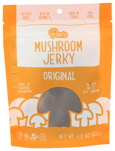 Pans Original Mushroom Jerky - 2.2 OZ