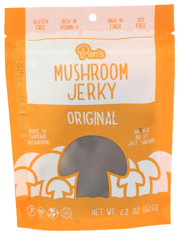Pans Original Mushroom Jerky - 2.2 OZ