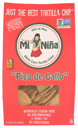 Mi Nina Pico De Gallo Tortilla Chips - 12 OZ
