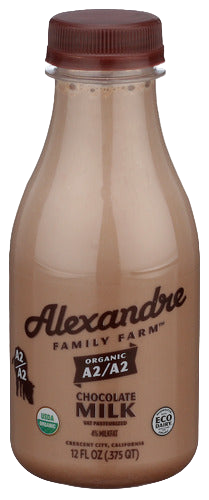 Alexandre Family Farms Organic A2 Chocolate Milk - 12 FO