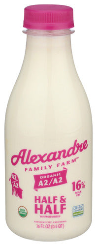 Alexandre Family Farms Organic A2A2 Half & Half - 16 FO