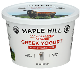 Maplehill Grassfed Plain Greek Yogurt - 16 FO