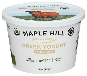 Organic Grassfed Vanilla Greek Yogurt - 16 FO
