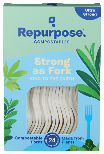 Compostable Forks - 24 EA