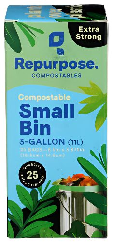 Compostable 3 GAL Bags - 25 EA
