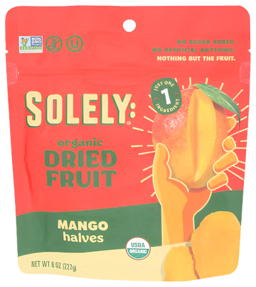 Solely Dried Mango Halves - 8 OZ