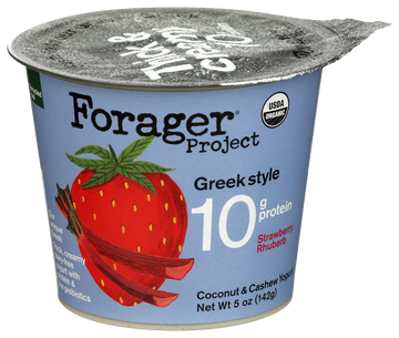 Forager Project Strawberry Rhubarb Greek Yogurt - 5 OZ