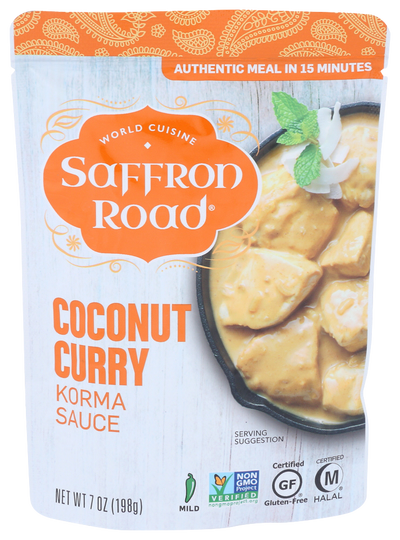 Saffron Road Coconut Curry Korma Sauce - 7 OZ